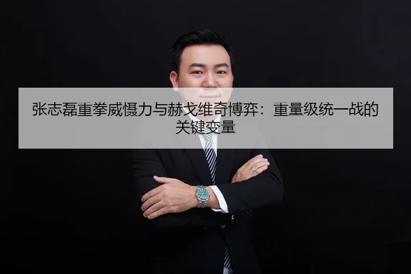 张志磊重拳威慑力与赫戈维奇博弈：重量级统一战的关键变量